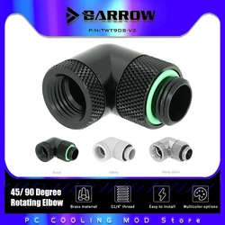 Barrow Conector Giratorio G1/4 Refrigeración Líquida PC 45°/90°