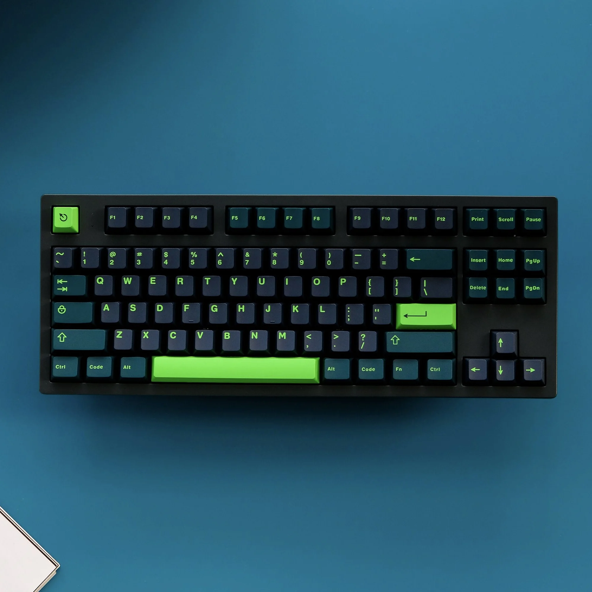 Teclas ABS de dos colores con tema de onda de sonido, 253 teclas, perfil Cherry para teclado mecánico, interruptores Cherry MX - imagen 5