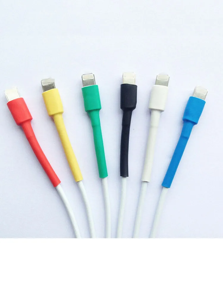 Cubierta protectora de tubo para cargador de Apple Lightning, Cable USB, accesorios para teléfonos inteligentes, herramientas de reparación