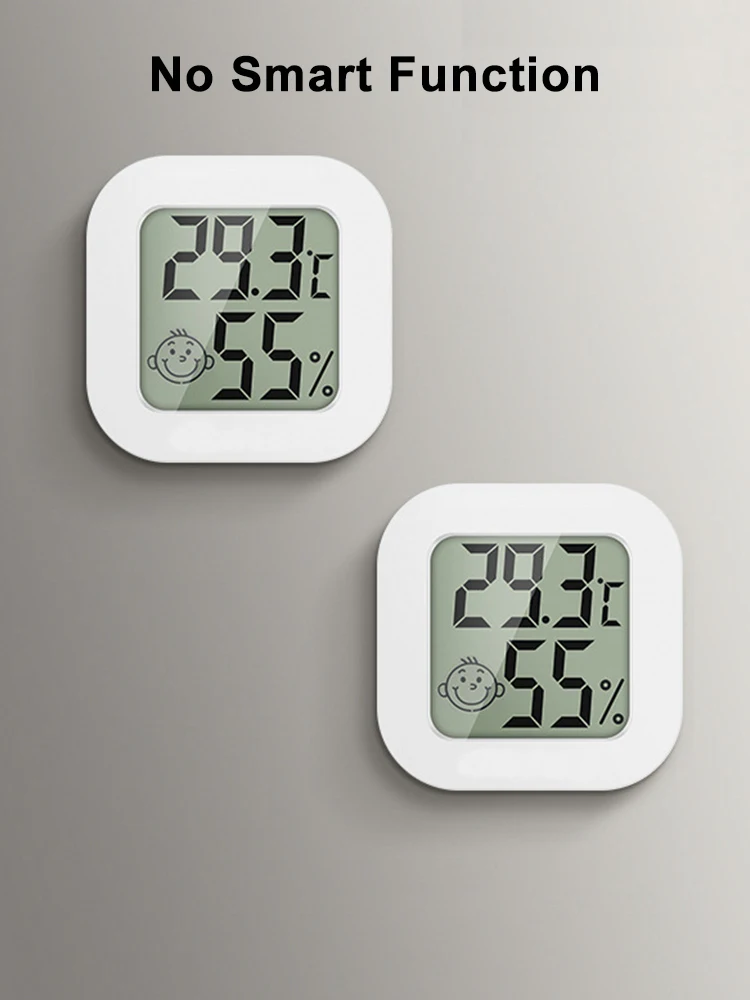 Termómetro Digital LCD, higrómetro, temperatura interior del hogar, medidor de humedad, Sensor, estación meteorológica para el hogar, habitación de bebé - imagen 2