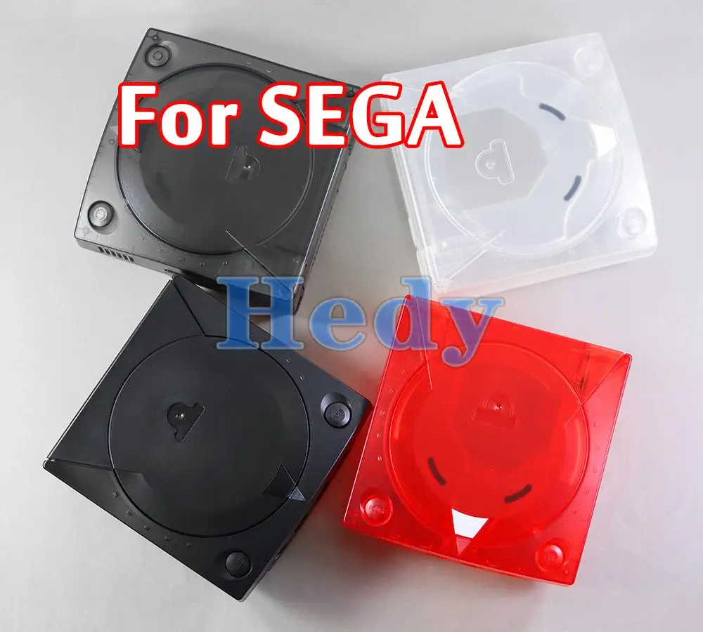 Carcasa protectora de repuesto para consola de juegos SEGA Dreamcast DC, accesorios para juegos, funda translúcida, 4 Uds.