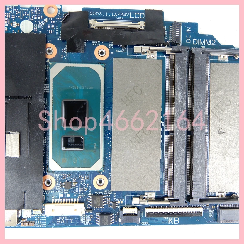 Placa base de CPU 19812-1 con i3-1005G1 i5-1035G1 para DELL Inspiron 5501 5401 5408 5508 Vostro 5401 5501 placa base para ordenador portátil probada - imagen 4