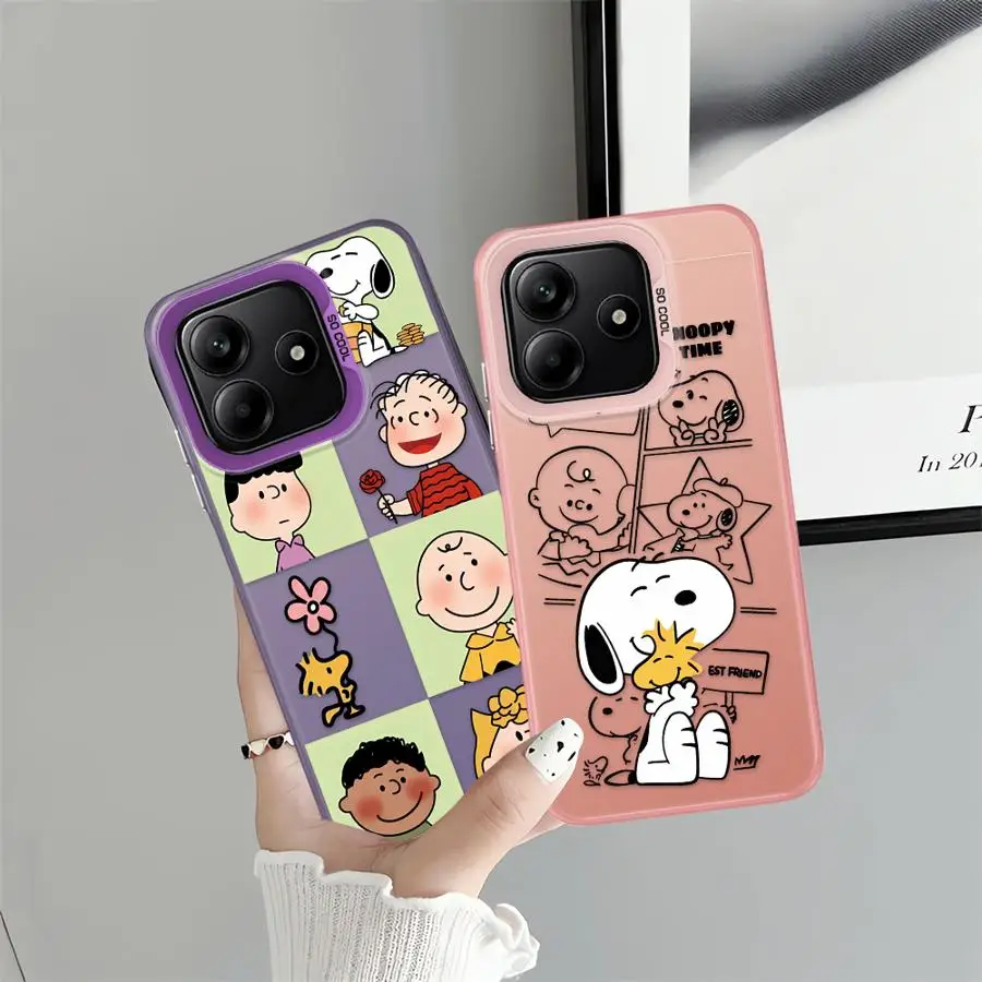 Funda para Xiaomi Redmi Note 9s 14 Pro Plus 10s 13 12 11 11s 10Lite 12s funda trasera para teléfono lindo Cretoon S-S-noopyS - imagen 2