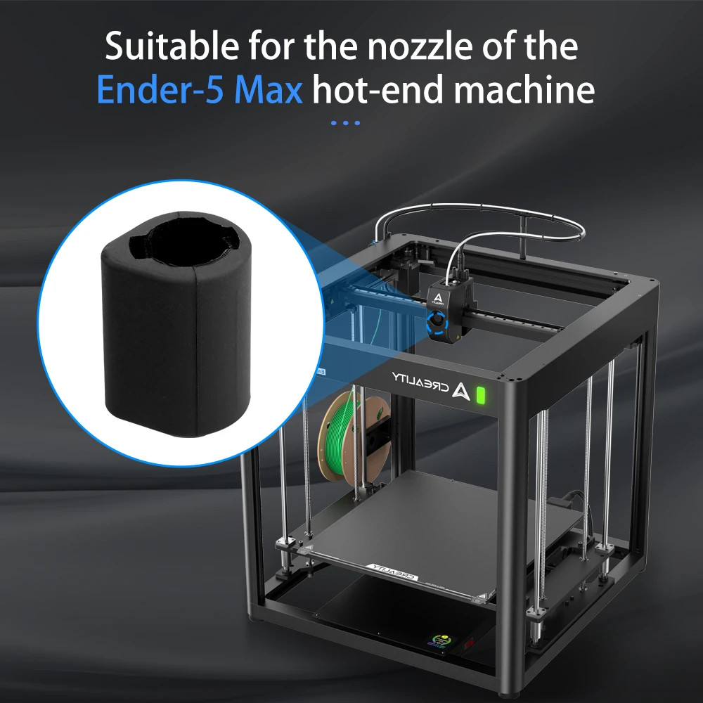 Para Creality Ender5 Max Hotend funda de silicona Hotend bloque Protector calcetines de silicona para Ender 5 Max accesorios de impresora 3D - imagen 4