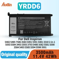 YRDD6-Batería 2 en 1 para Dell Inspiron 5482, 5485, 7586, 3583, 5491, 5591, 3310, 5593, 5584, 3493, 5480, 3584, 5493, 3491, 5490
