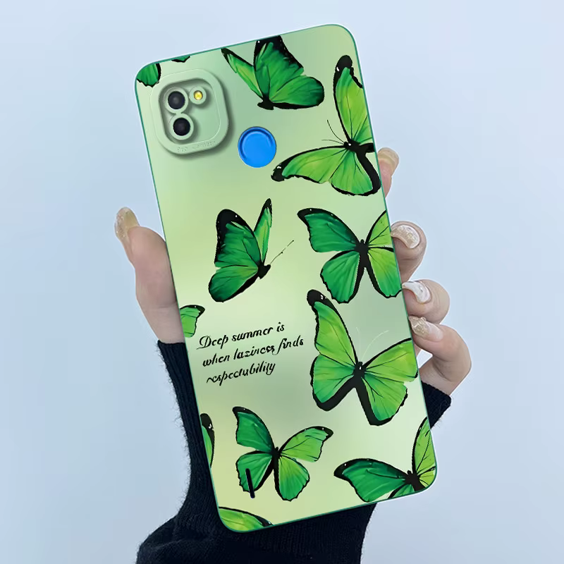 Para Tecno Pop 4 Lte funda de silicona líquida moda simplicidad pintura al óleo funda trasera Floral para Techno Pop4 Air funda de teléfono BC1s - imagen 3
