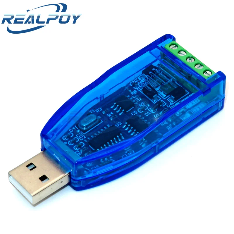 Convertidor Industrial USB a RS485 RS232, protección mejorada, compatibilidad del convertidor RS485, placa conectora RS-485 A estándar V2.0 - imagen 2