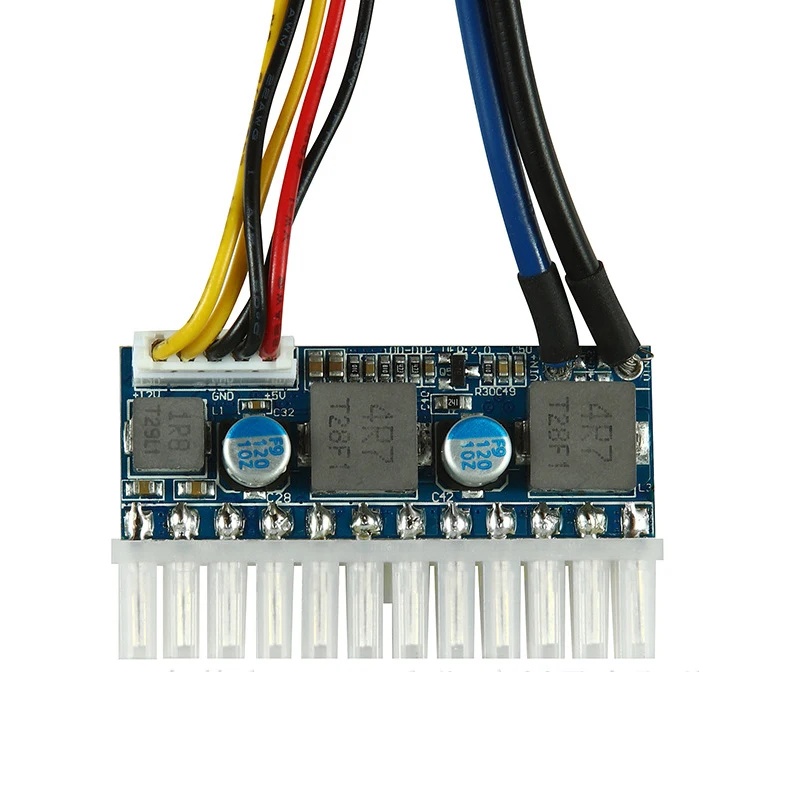 Tira de alimentación de enchufe directo DC-ATX, módulo de alimentación de estado sólido de 24 pines, 84W, 12V, Panel de alimentación CC con Cable, CPU Sata de 4 pines, 4 pines, DC5.5X2.5 - imagen 2