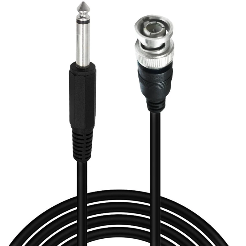 Los cables de audio coaxiales 1p 3C-2V mono TS macho a BNC macho y hembra de 6,35 mm se utilizan para monitoreo, antena y receptor de onda corta - imagen 3