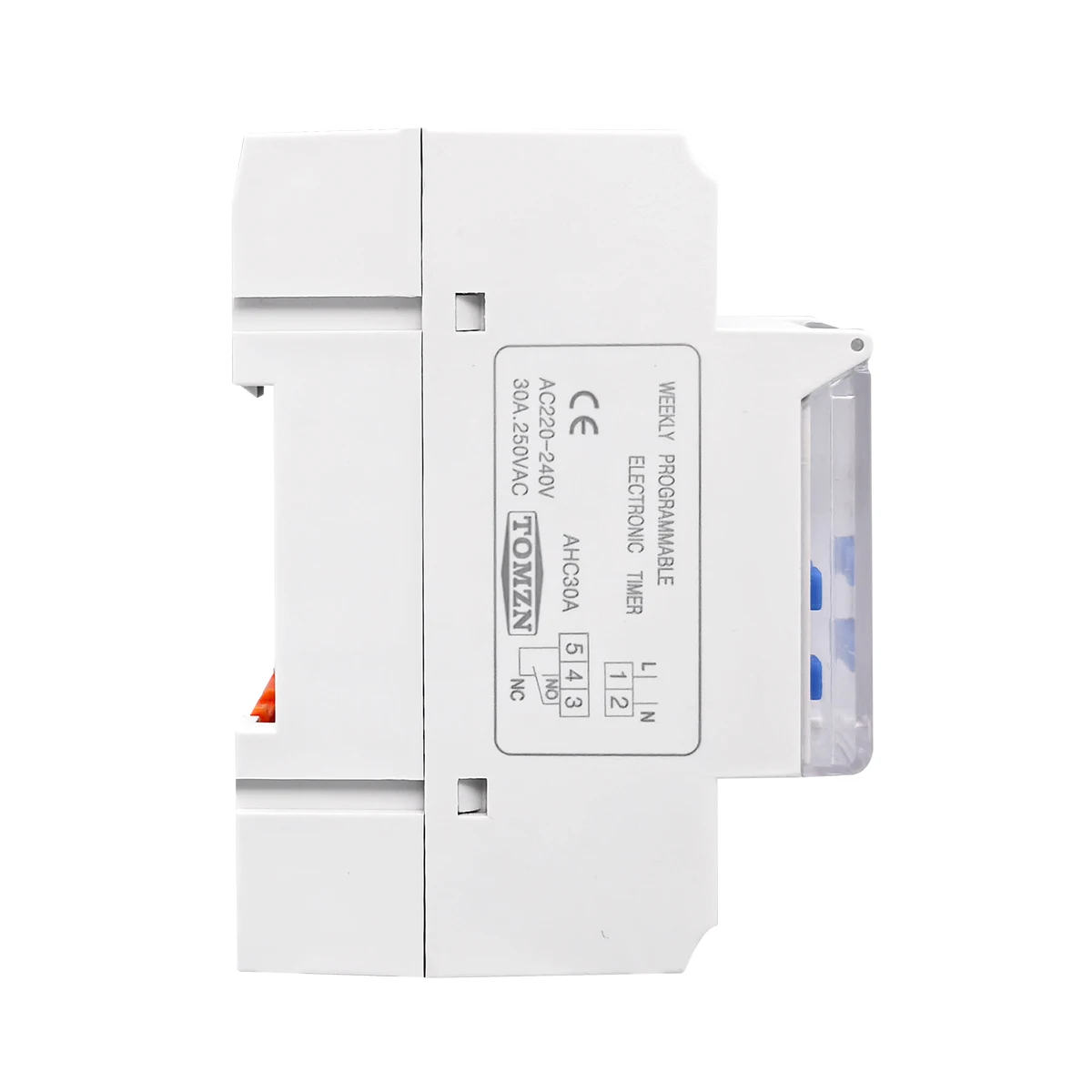 TOMZN AC 220V 230V 12V 24V 48V 16A 1NO 1NC carril Din monofásico semanal 7 días programable interruptor de tiempo Digital relé temporizador - imagen 4