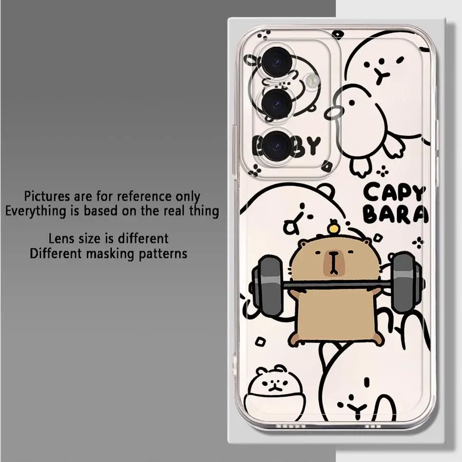Caypabara divertida funda de teléfono suave para Samsung Galaxy Note 20 Ultra 10 S24 S21 S22 FE S23 Ultra S25 Edge S20 Plus - imagen 2