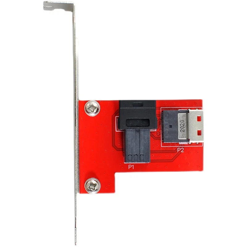 Tarjeta SAS delgada: adaptador de interconversión SFF-8643 SAS HD a SFF-8654 PCI-E 4,0 compatible con PCIe 4,0 y SAS 4,0 para centro de datos - imagen 5