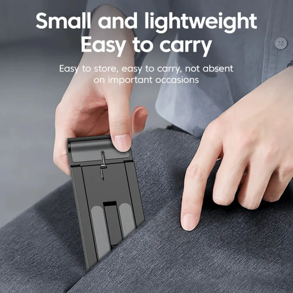 Soporte plegable para teléfono de escritorio, Mini soporte portátil para teléfono móvil Xiaomi, iPhone, Samsung, soporte para teléfono móvil - imagen 3