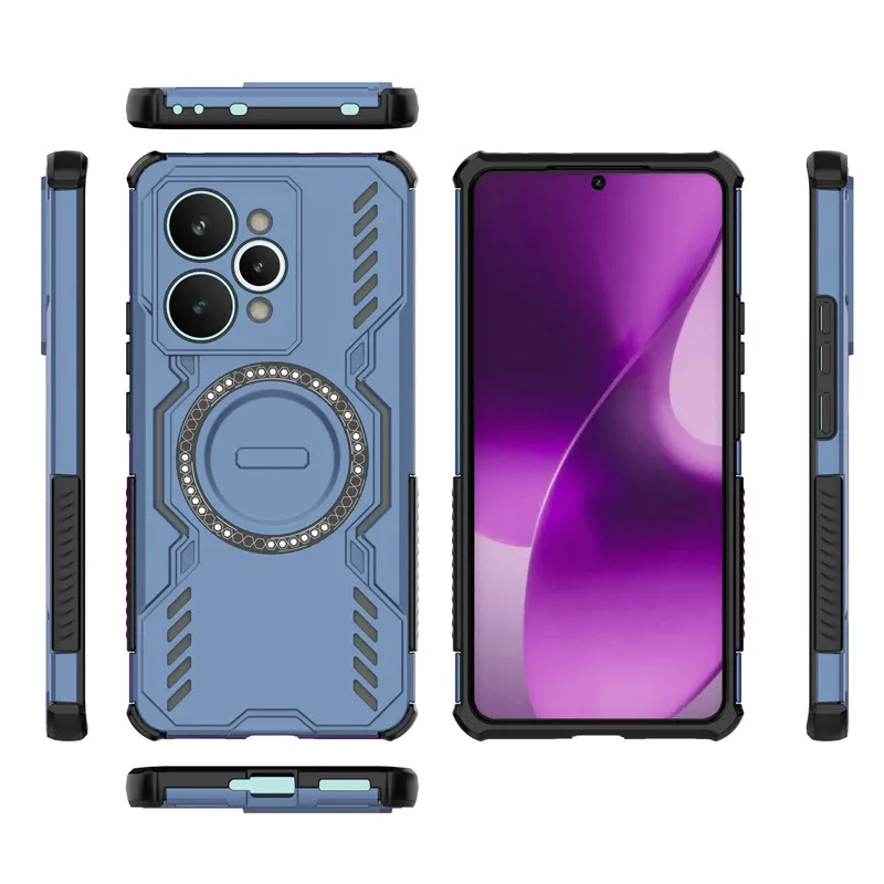 Para Realme 15 Pro funda Realme 15 Pro cubierta disipación de calor carga inalámbrica magnética fundas protectoras de teléfono en Realme 15 Pro - imagen 3