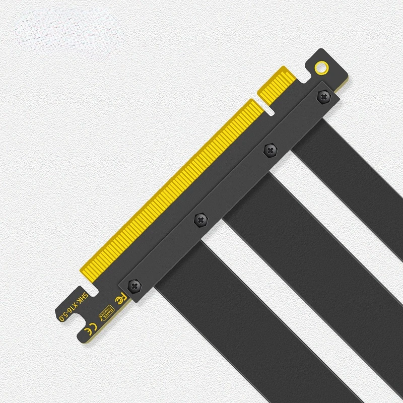 Nuevo Cable elevador 16GT-s PCIe 16x4,0 macho a macho hembra a hembra 5U Gold-Finger pci-express 4,0x16 Signal Docking Riser Jumper - imagen 3