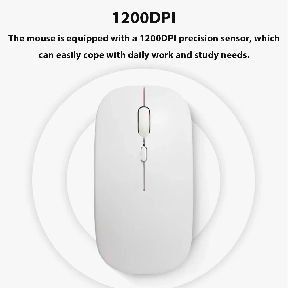 Teclado inalámbrico silencioso con Touchpad para IPad, Mouse Universal con Bluetooth para Xiaomi, Samsung, Huawei, Android, IOS, Windows - imagen 5