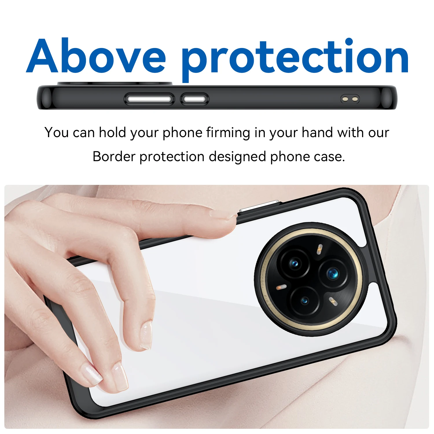 Realme 14 Pro+ 5G Funda TPU Transparente Colorida - imagen 3