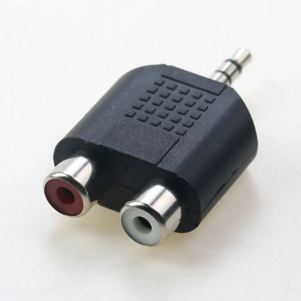 Convertidor de Cable de Audio de 3,5mm, Conector estéreo macho a 2 RCA, adaptador hembra Y divisor, 3,5mm - imagen 2