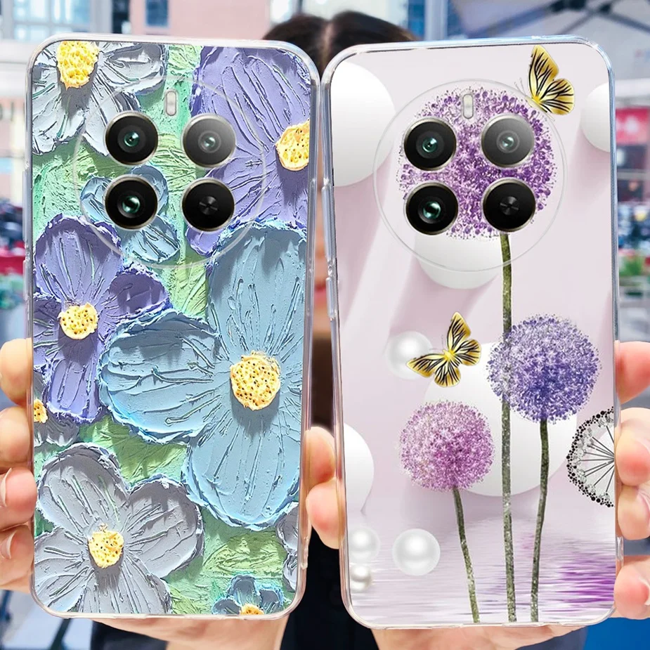 Para Realme 12 Pro Plus funda nueva moda cubierta pintada silicona transparente suave TPU funda de teléfono para Realme 12 Plus Realme12 Pro + Shell - imagen 5