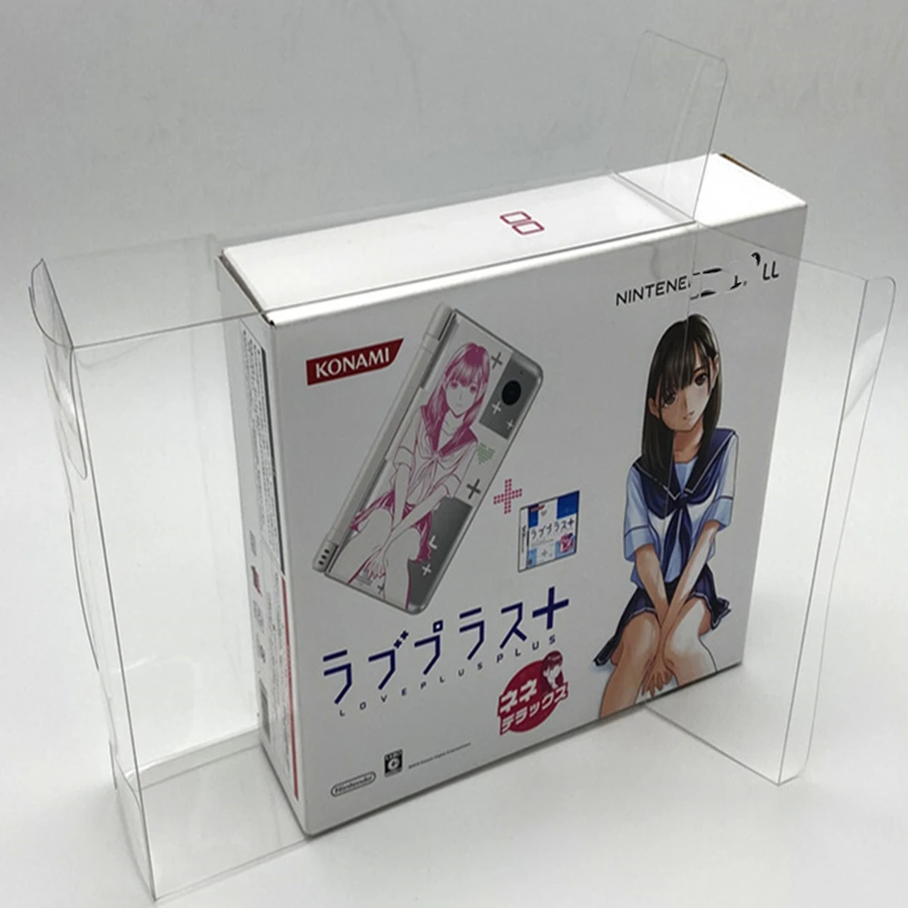 Protector de caja transparente para Nintendo NDSILL/KONAMI, cajas de colección, almacenamiento de carcasa de juego, estuche de exposición transparente