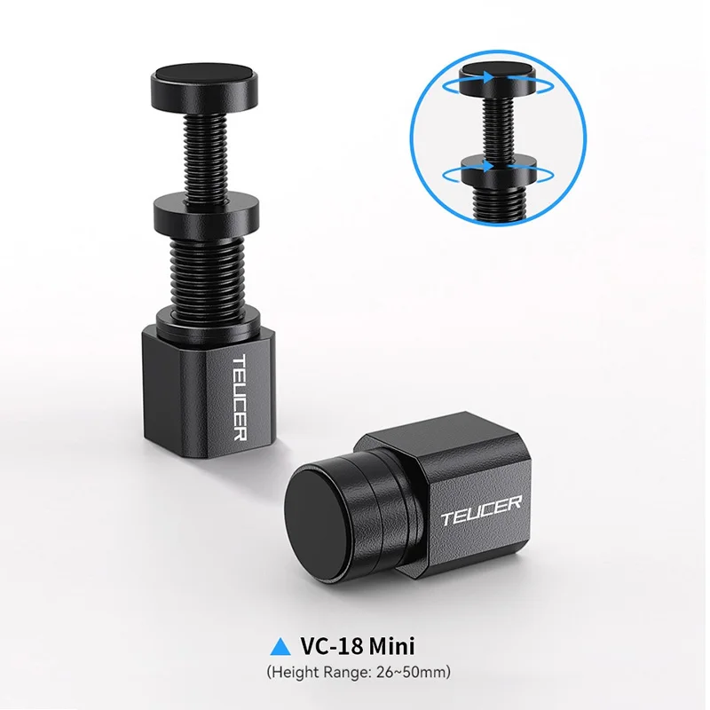 Soporte para tarjeta gráfica TEUCER VC-18 GPU, tornillo giratorio telescópico ajustable, soporte para tarjeta de vídeo, accesorio para funda de PC de escritorio - imagen 5