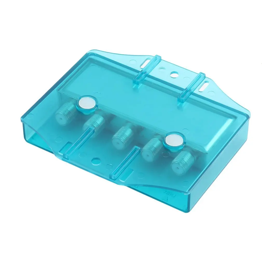 Caliente 950-2400MH DS-04M TV por satélite impermeable 4x1 DiSEqC interruptor antena FTA plato plano LNB multiinterruptor para receptor de TV por satélite - imagen 5