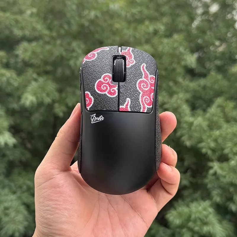 1 Juego de pegatinas antideslizantes para ratón Meow Gaming Ultraglide para Pulsar Zywoo, cinta antisudor antideslizante de tamaño medio ultrafina
