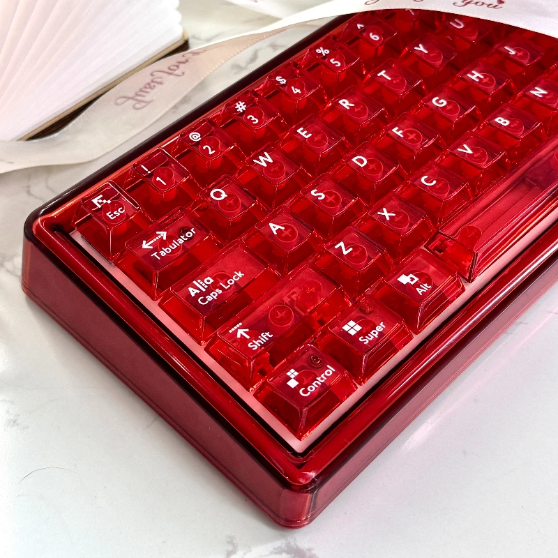 Teclado mecánico Base68 teclas de PC 3 modos Bluetooth 2,4G con cable personalizado intercambiable en caliente teclados para juegos RGB PC ordenador Gamer - imagen 5