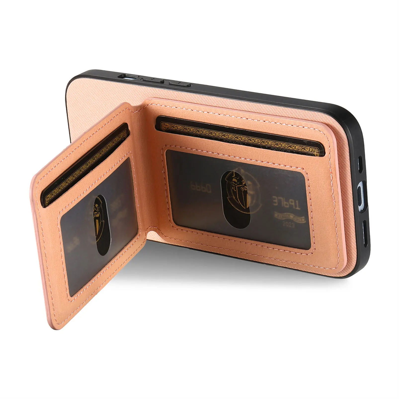 Funda de cuero tipo billetera con tarjetas verticales para Samsung Galaxy A16 A26 A36 A56 A54 S25 Ultra S24 Plus S23 S22 funda con soporte de bolsillo - imagen 4