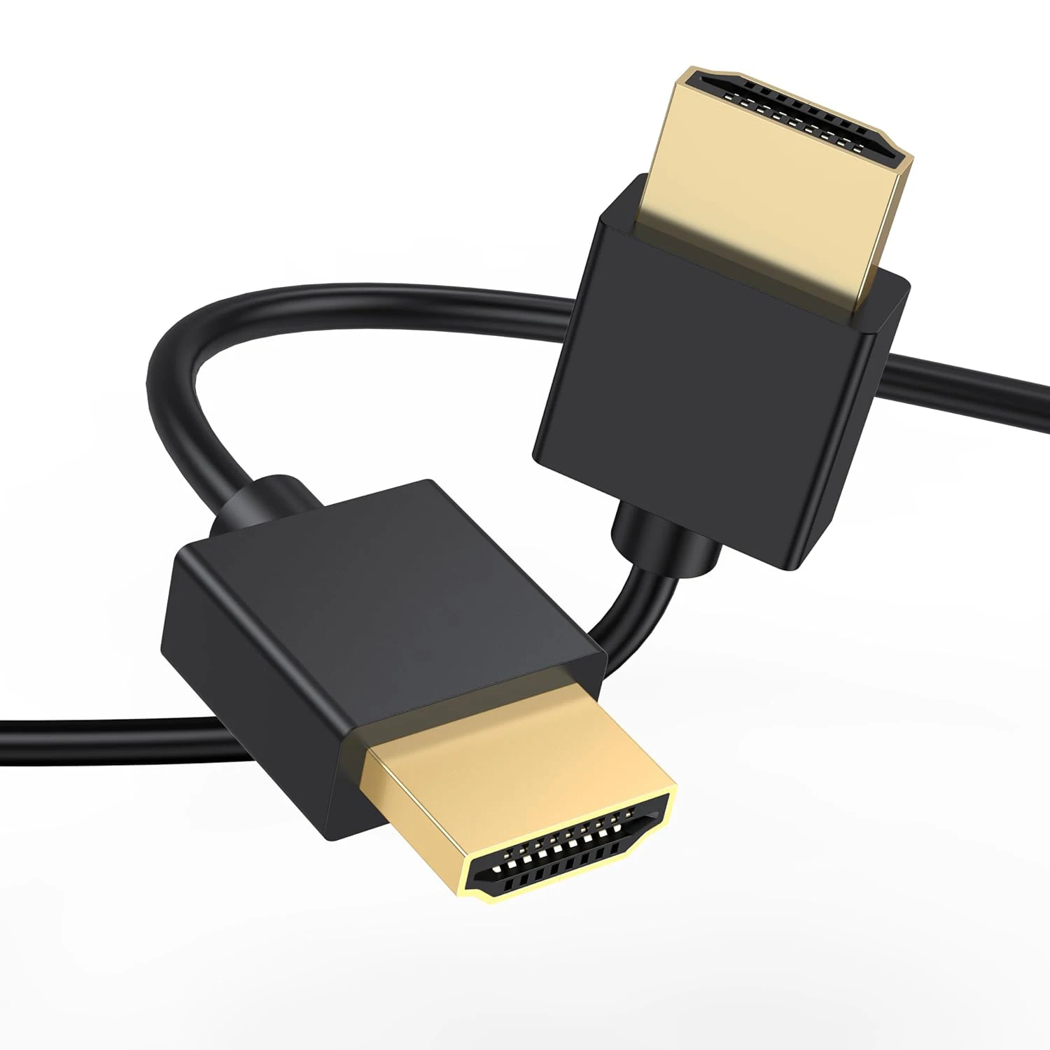 Cable ultradelgado od3.2 mm, Cable de vídeo HD de alta velocidad, 4K @ 60Hz, 18Gbps, para ordenador portátil, PC, PS4, PS5, Xbox, Monitor, proyector, HDTV - imagen 2