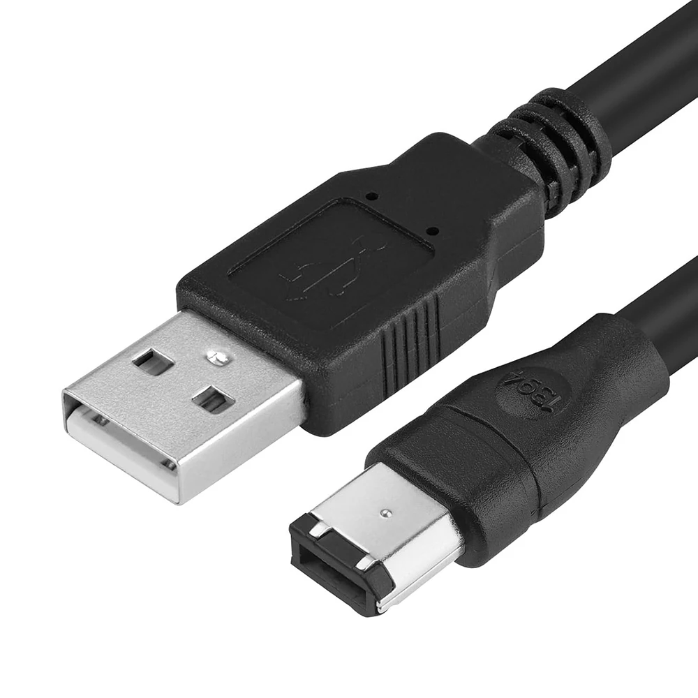 Cables conectores USB macho a Firewire IEEE1394 de 6 pines, adaptador IEEE 1394 de 6 pines a USB para impresora, cámara Digital, escáner, disco duro - imagen 2