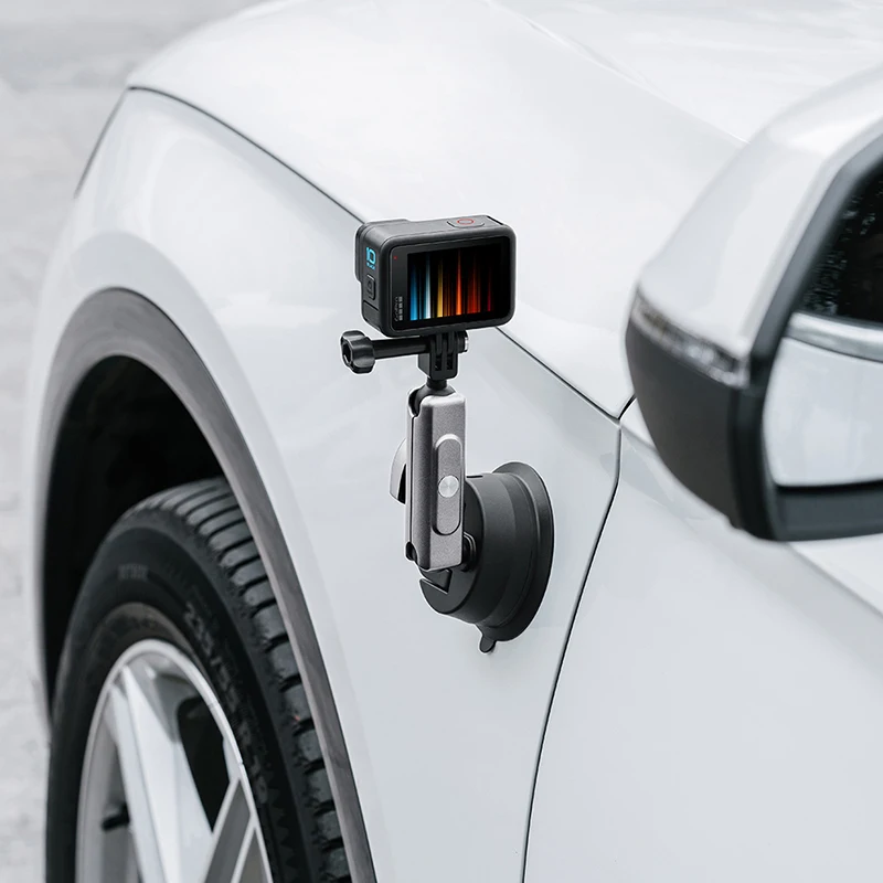 Soporte de expansión con ventosa para coche, adaptador fijo de interfaz ajustable de Metal 1/4 para accesorios de acción Gopro /Insta360/DJI Osmo - imagen 3