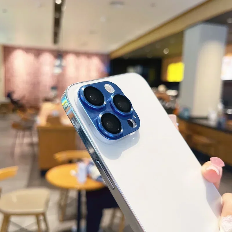 Protector de lente de cámara de cristal para IPhone 13, 12, 16, 14, 15 Pro Max Mini HD, película protectora de lente trasera para IPhone 15 14 Plus, 2-3 Uds. - imagen 3