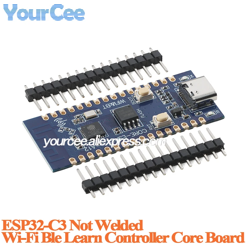 2 uds/1 unidad ESP32-C3 ESP32C3 Wi-Fi programación Ble inalámbrica aprender controlador módulo de placa de desarrollo central 4MB SPI UART 12Bit ADC - imagen 4