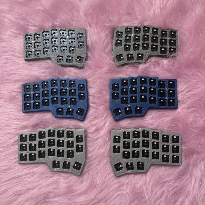 Corne Crkbd V4.1 Teclado mecánico dividido de perfil bajo interruptor CHOC teclado separado con cable personalizado RGB Kit de intercambio en caliente QMK/VIAL - imagen 5