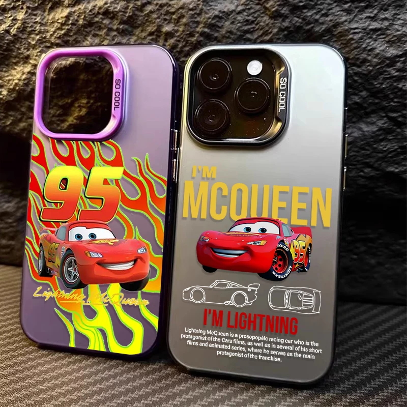 Funda mate Lightning McQueen Disney Cars para Xiaomi Redmi Note 11 12 14 13 Pro Plus 4G 5G 12S 11S 10S 10 9 9S 12C 13C 14C A3 A4