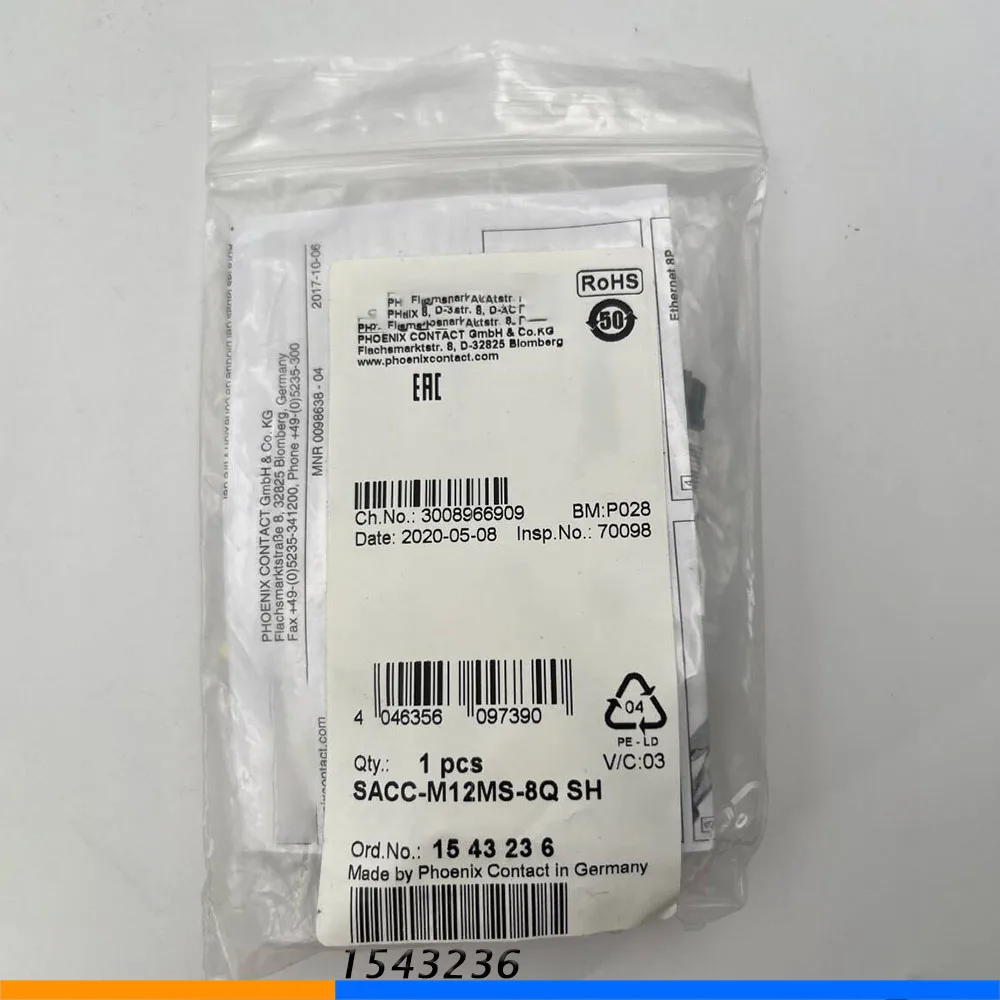 SACC-M12MS-8Q SH - Conector de datos 1543236 - imagen 2