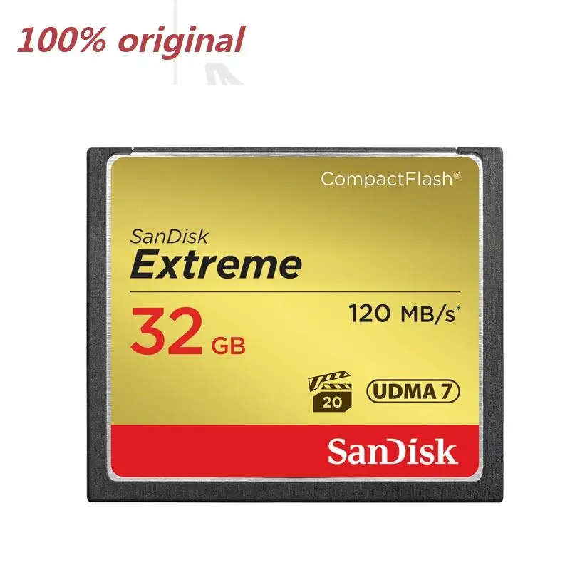 Tarjeta de memoria SanDisk 120 MB/S Extreme pro CFcards 32GB 64GB 128GB tarjeta flash compacta de alta velocidad para cámara DSLR y videocámara HD - imagen 5
