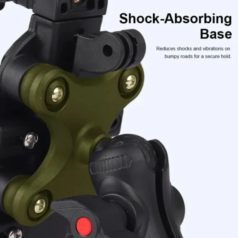 Cargador inalámbrico de 15W, amortiguador para motocicleta, soporte para teléfono con puerto de carga tipo C de 33W, espejo, Motor, soporte para teléfono móvil de bicicleta - imagen 4