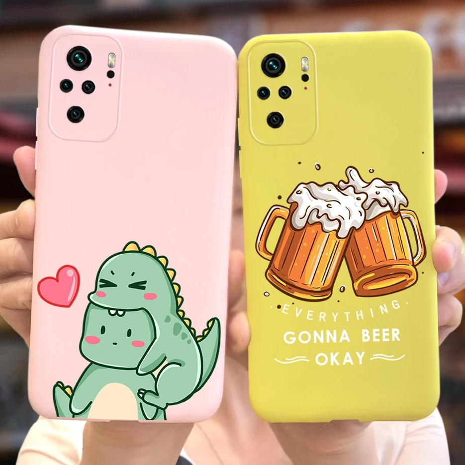 Funda con dibujos animados para Xiaomi Redmi Note 10, carcasa suave de TPU para Redmi Note 10 Pro Max - imagen 5