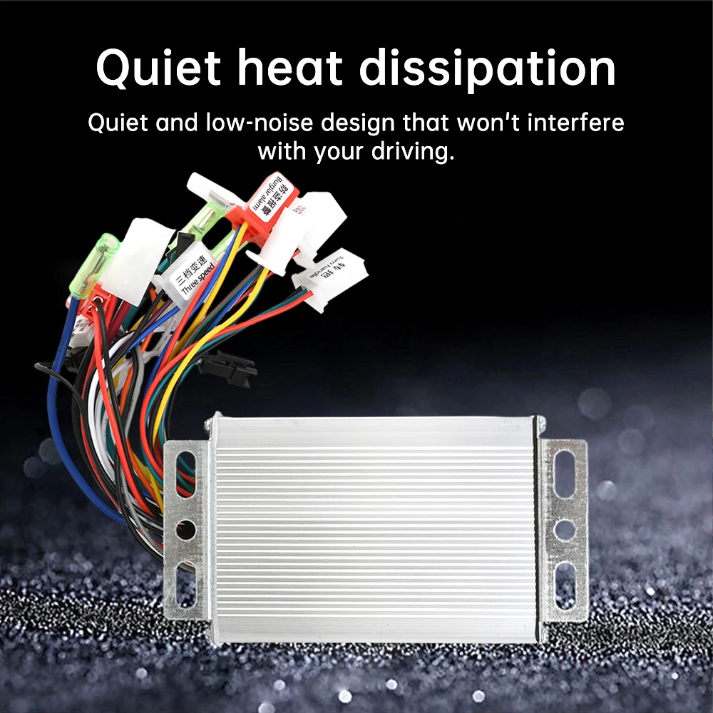 Controlador de Motor CC sin escobillas para bicicleta eléctrica, 36V/48V, 350W, accesorios para bicicleta eléctrica - imagen 5