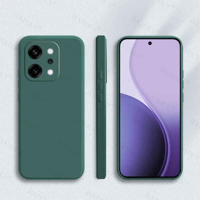 Para Oppo Reno 14 Pro funda para Oppo Reno 14 Pro antigolpes Original silicona líquida Color caramelo funda para Oppo Reno 14 - imagen 3