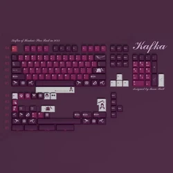 Kafka Honkai Star Rail Teclas PBT Perfil Cherry Antiluz