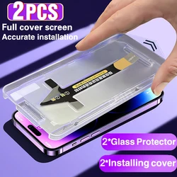 Protector Pantalla iPhone 15 a XR – Vidrio Templado 9H HD sin Polvo