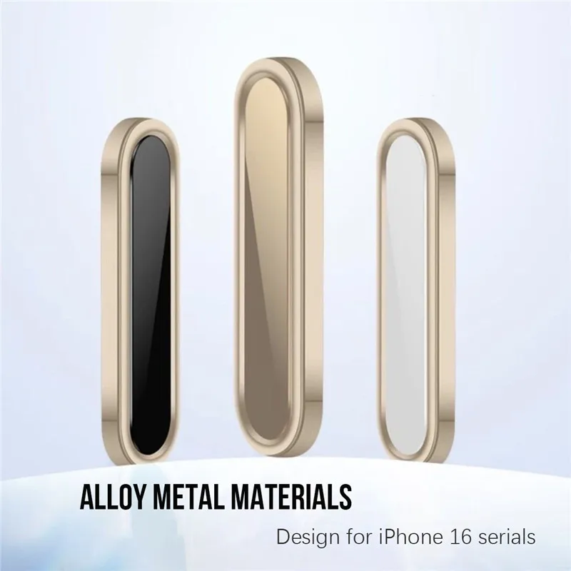 Botón adhesivo para condensador de cámara, 2 uds., para iPhone 16 Pro Max 16Pro 16Plus, botón de Control lateral para iPhone 16ProMax, Protector lateral - imagen 2