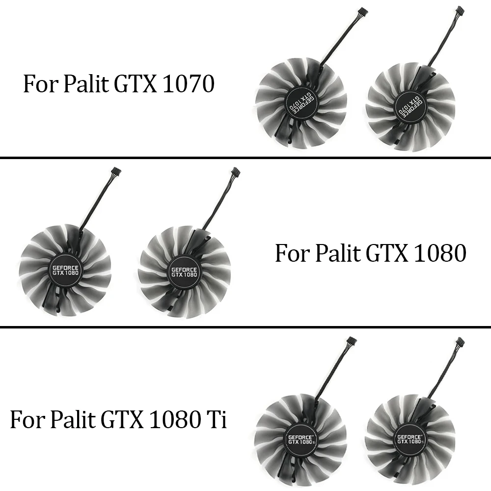 95MM FD10015H12S 0.55A GTX1080Ti GPU enfriador para Palit GTX 1080 Ti Super JetStream ventilador de refrigeración de tarjeta gráfica - imagen 4