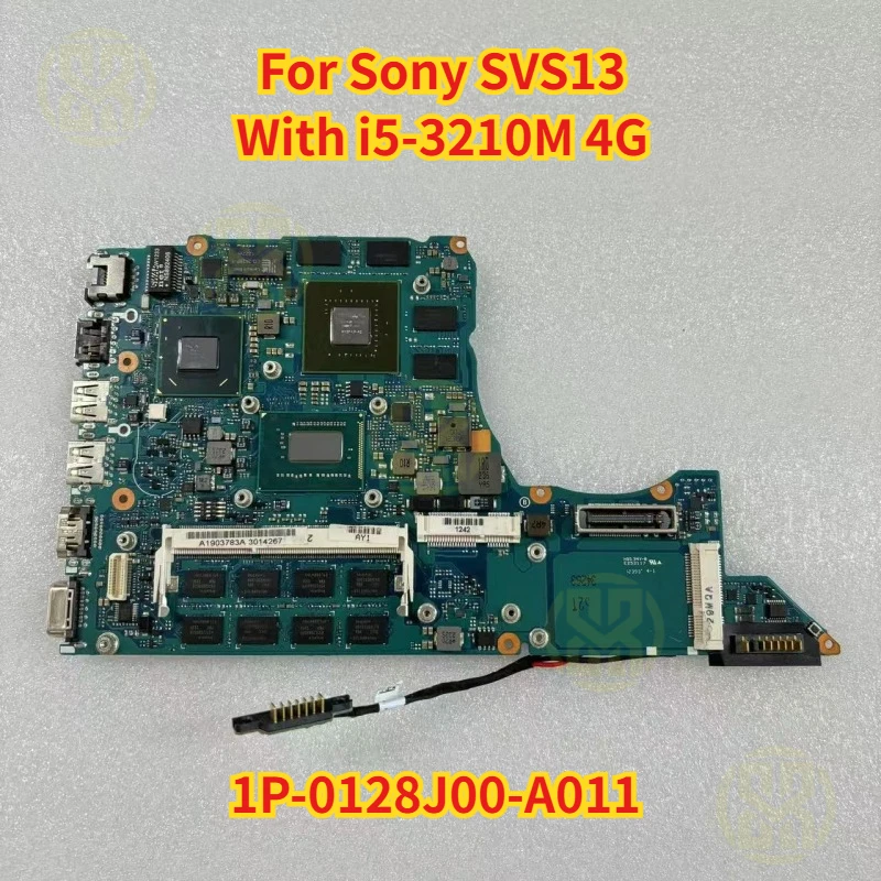 V121_MB_M MBX-259 para la placa base del ordenador portátil Sony SVS13 con i5-3210M 4G GT640M 1P-0128J00-A011 probado OK