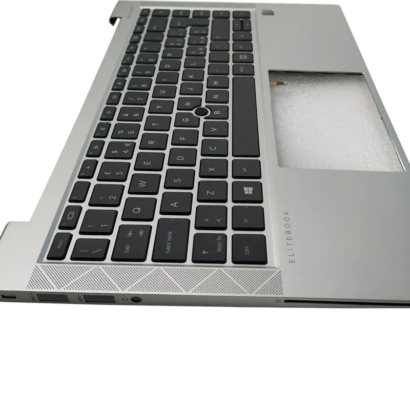 Retroiluminación de teclado italiano/francés AZERTY belga/alemán para HP EliteBook 840 G8 745 845 G7 6070B1707702 con cubierta superior de reposamanos - imagen 5