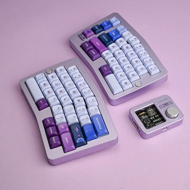 Juego de teclas con tema personalizado de galaxia, tapa de teclado con perfil PBS de sublimación PBT personalizada para accesorios de teclado mecánico - imagen 5