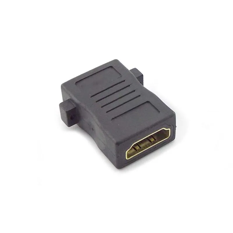 Panel de montaje de acoplador hembra a hembra, convertidores adaptadores compatibles con HDMI, rectos para Cable de extensión HDTV de 1080P A7 - imagen 3